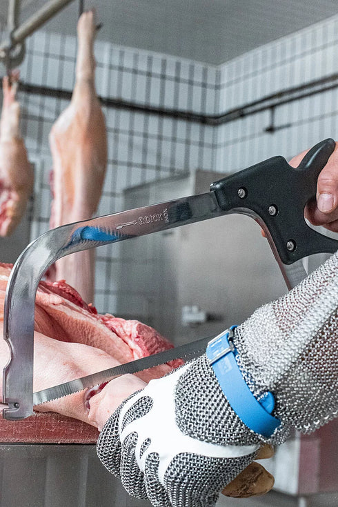 F. Dick | Scie pour aliments surgelés, 14", Manche en plastique noir