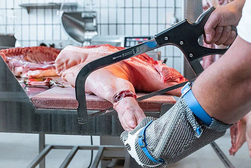 F. Dick | Scie pour aliments surgelés, 14", Manche en plastique noir