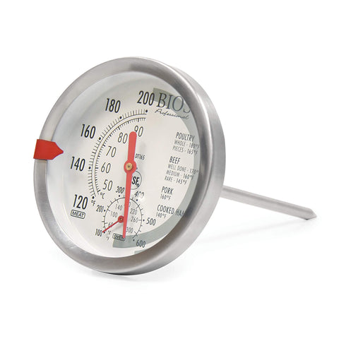 BIOS Dial Meat & Poultry with Oven Temperature Thermometer, 3"