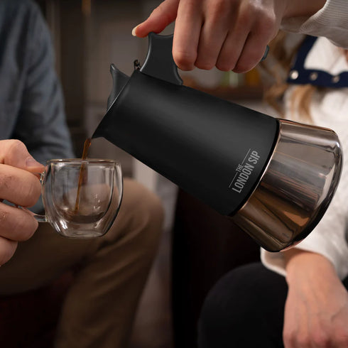 Siroter à Londres | Cafetière expresso sur cuisinière, 10 tasses