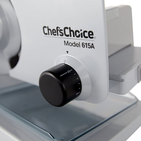 Chef'sChoice Model 615A Electric Food Slicer, Grey, 120V