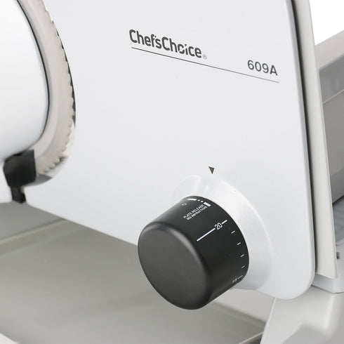 Chef'sChoice Model 609A Electric Food Slicer, Grey, 120V