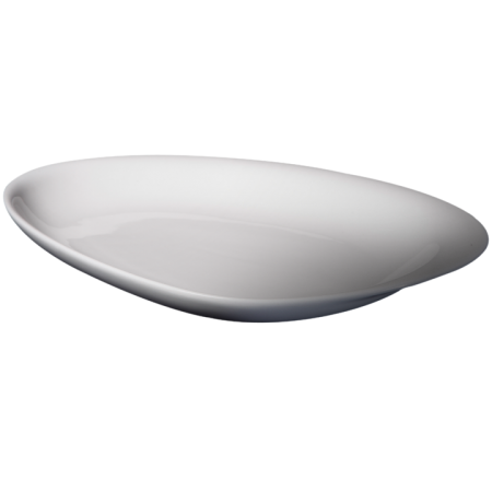 Camée | Assiette triangulaire Pearl, 8 po (paquet de 36)