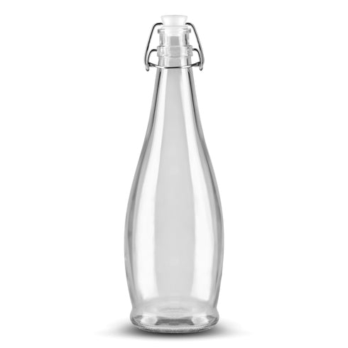 Libbey | Bouteille d'eau à couvercle pivotant, couvercle bleu, 33,88 oz (paquet de 6)