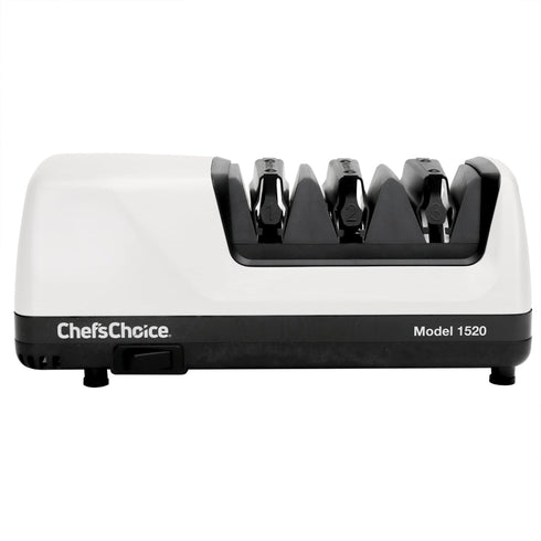 Chef'sChoice Model 1520 AngleSelect Electric Knife Sharpener, 3 Stages, 15 and 20 Degree Edges, 120V