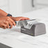 Chef'sChoice Model DC 220 Rechargeable Electric Knife Sharpener, 2 Stages, 20 Degree Edges, Grey, 120V