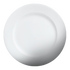 Camée | Assiette à bord blanc impérial (paquet de 24)