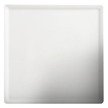Camée | Assiette carrée plate carrée, 8 po (paquet de 18)