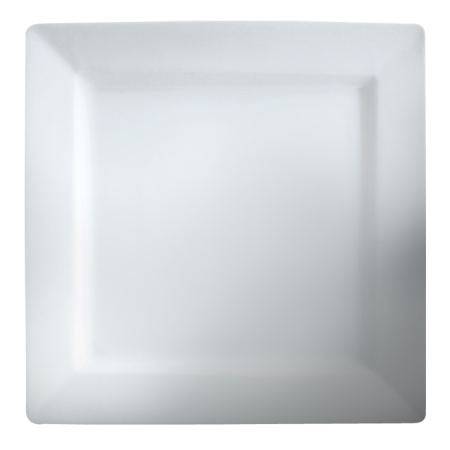 Camée | Plaque à rebord carré, 6" (paquet de 36)