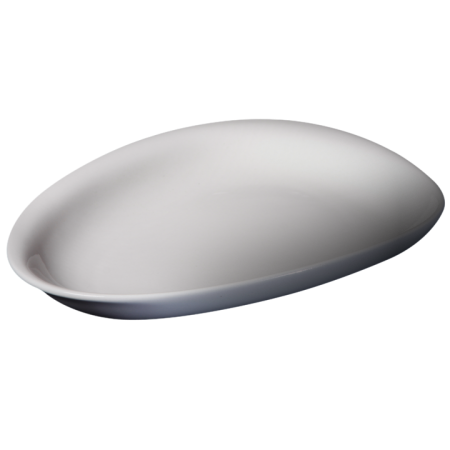 Cameo Pearl Triangular Plate, 8" (36-pack)