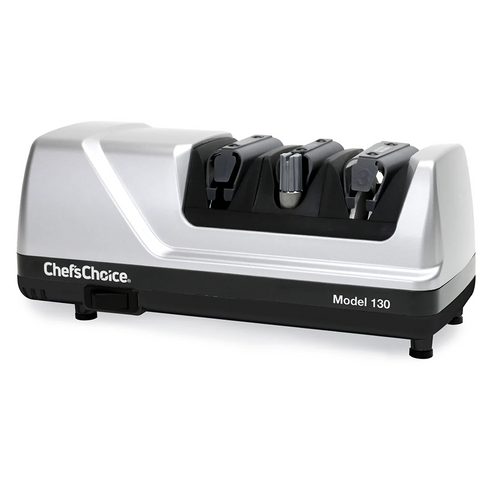 Chef'sChoice Model 130 EdgeSelect Electric Knife Sharpener, 3 Stages, 20 Degree Edges, 120V