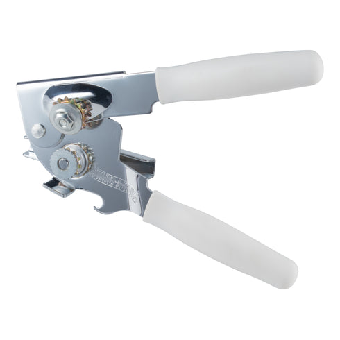 Browne Can Opener, Swing-A-Way Portable, White Handle