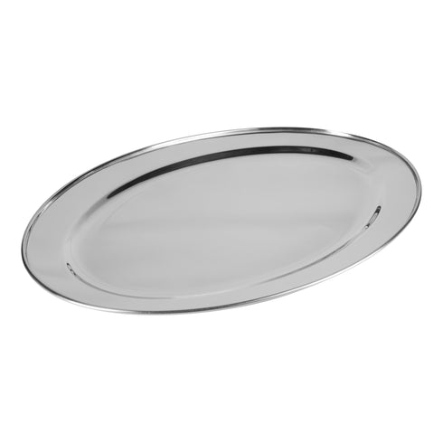 Browne | Plateau ovale, acier inoxydable