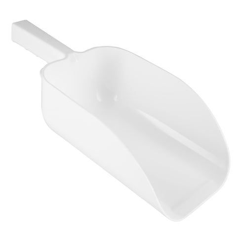 Browne | Pelle à fond plat, 64 oz, plastique blanc