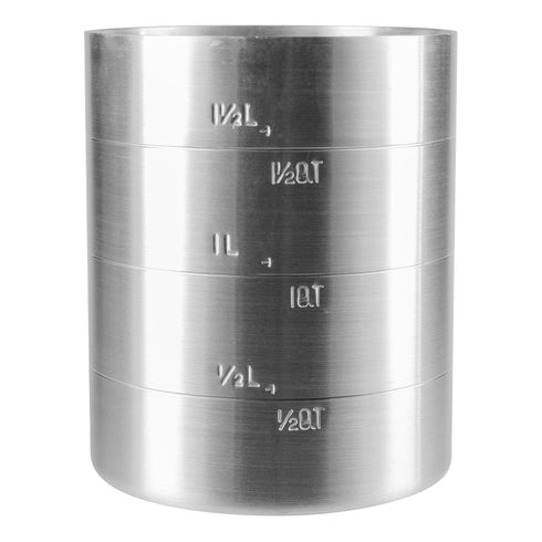 Browne | Tasse à mesurer pour ingrédients secs avec poignée, aluminium