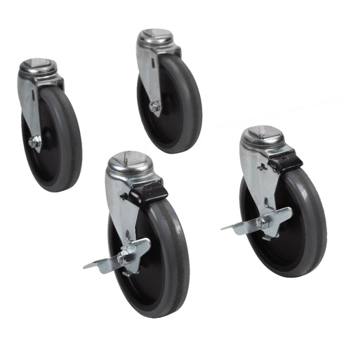 Browne Swivel Casters for Aluminum Bun Pan Racks (4-pack)