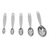 Cuisipro | Ensemble de cuillères à mesurer 5 pièces, acier inoxydable