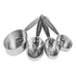 Cuisipro 4 Piece Measuring Cup Set, Stainless Steel