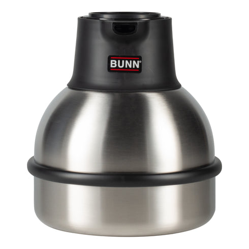 BUNN | Carafe isothermique de luxe portable, 64 oz, acier inoxydable/noir