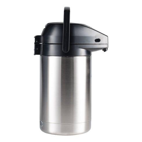 BUNN | Thermos portable isolé "Airpot" à levier, 85 oz, acier inoxydable