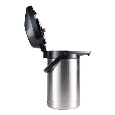 BUNN | Thermos portable isolé "Airpot" à levier, 85 oz, acier inoxydable