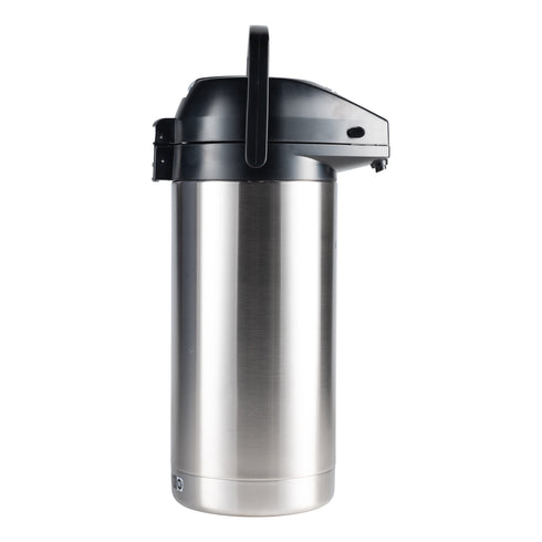 BUNN | Thermos portable isolé Airpot à levier, 128 oz, acier inoxydable