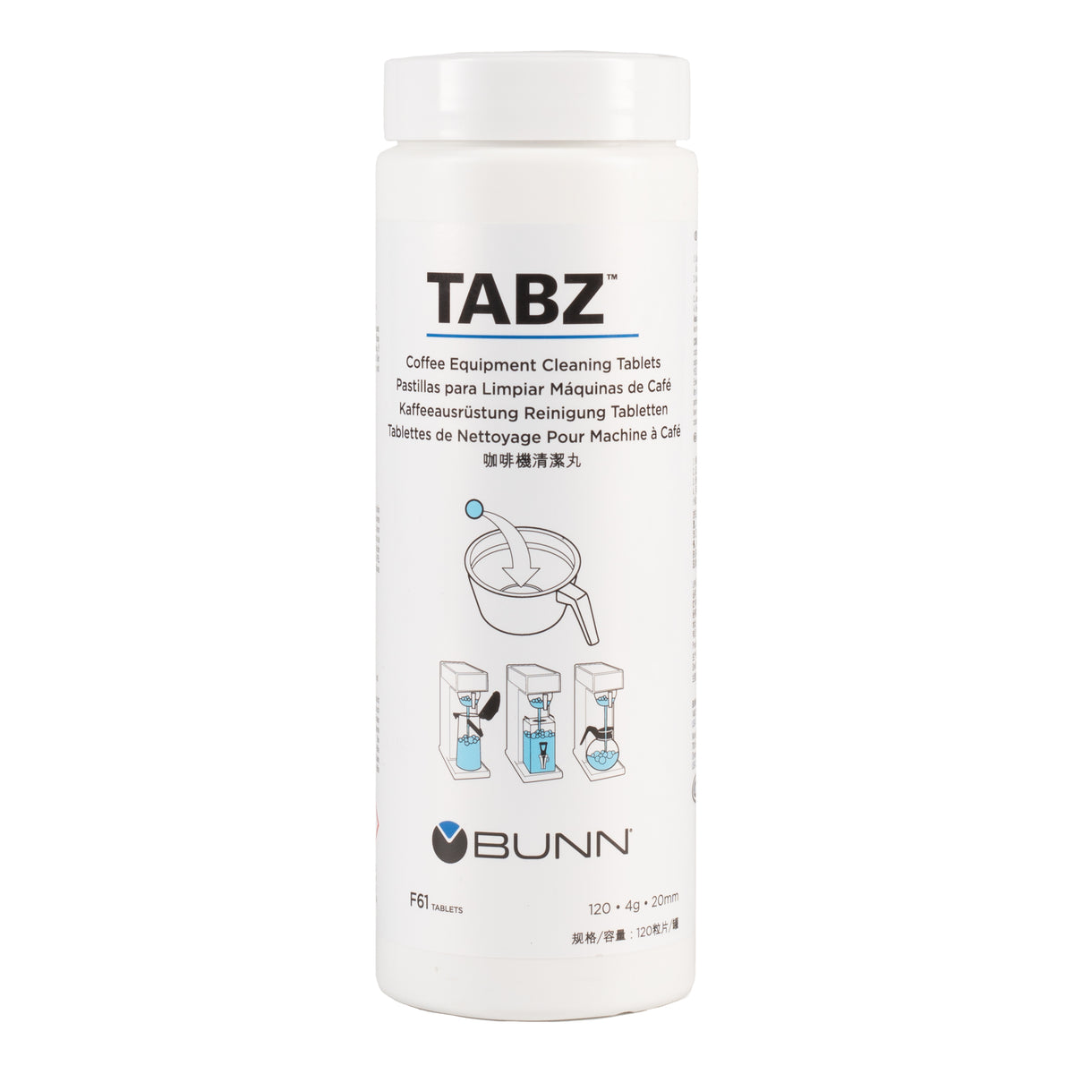 BUNN Tabz Coffee Equipment Cleaning Tablets