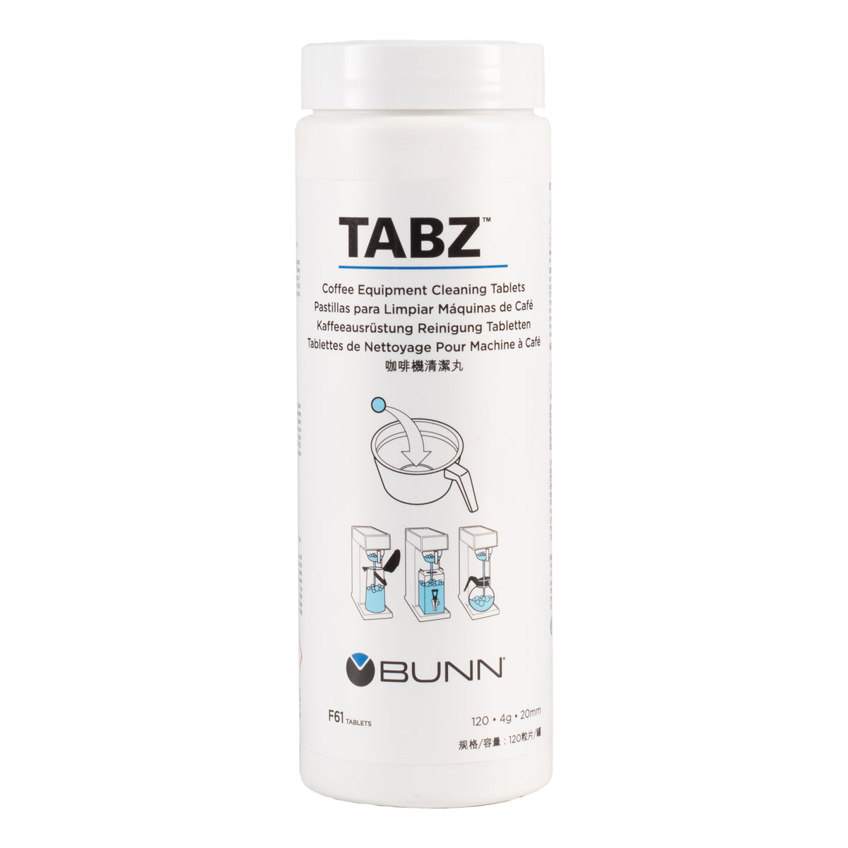 BUNN Tabz Coffee Equipment Cleaning Tablets (12pack)
