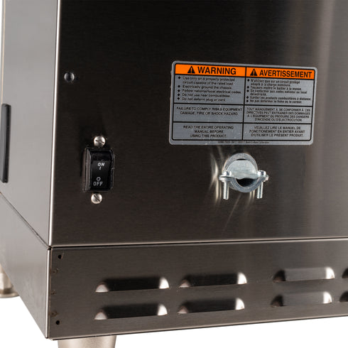 BUNN 51200.6100 ICB TWIN SH Infusion Series Soft Heat Coffee Brewer, Stainless Steel, 120/240V