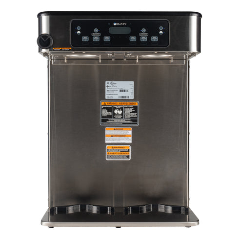 BUNN | Cafetière série ICB TWIN Infusion, acier inoxydable, 120/240 V