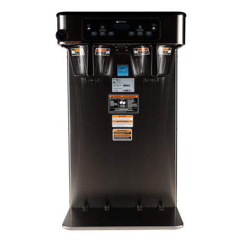 BUNN | Cafetière double ICB TWIN Tall Infusion Series, acier inoxydable, 120/240 V