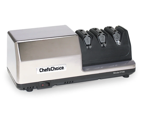 Chef'sChoice Model 2100 EdgeSelect Commercial Electric Knife Sharpener, 3 Stages, 120V