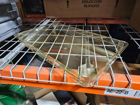 Cambro High Heat Full Size Food Pan, 2.5" Deep, Sandstone, FINAL SALE