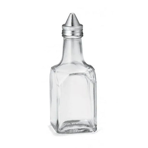 Johnson Rose Vinegar Dispenser, 6 oz, Glass/Chrome