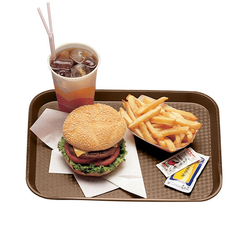 Cambro Rectangular Fast Food Tray, 10" x 14" (24-pack)