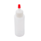 TableCraft Squeeze Bottle, 2 oz, Clear with Red Cap