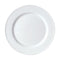 Acierite | Assiette Simplicity Slimline, 6,25 po, bord noir (paquet de 36)