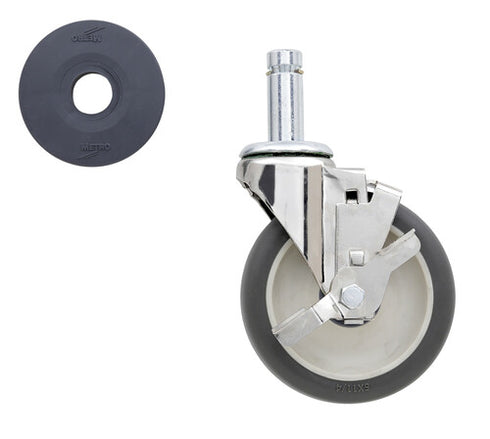 Metro Super Erecta™ Swivel Caster w/Brake, 5"