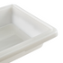 Cambro | Boîte d'entreposage des aliments demi-grandeur, blanc