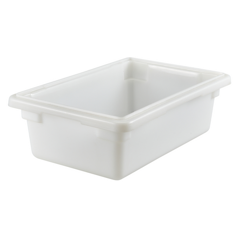 Cambro | Boîte d'entreposage des aliments demi-grandeur, blanc