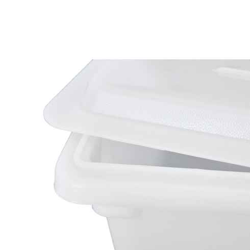 Cambro Poly Food Storage Box Flat Lid, White