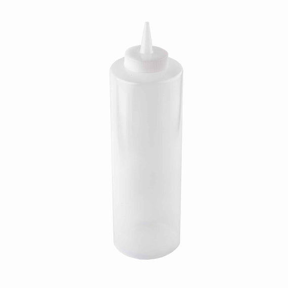 TableCraft Squeeze Bottle, Cone Tip, 24 oz, Clear