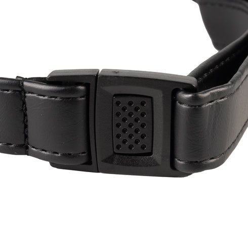 Bois noir | Pochette de serveur à 5 poches, vinyle noir