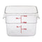 Cambro CamSquare Food Storage Container, Clear