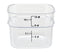 Cambro CamSquare FreshPro Storage Container, Clear