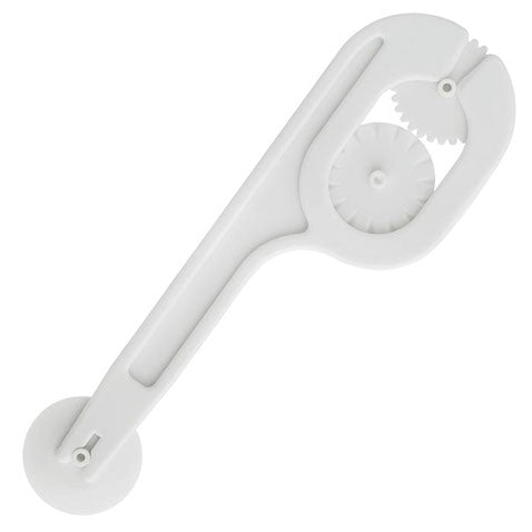 Ateco | Coupe-fondant et gaufreur, plastique blanc