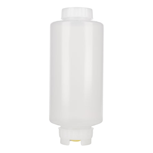 FIFO | Bouteille souple FIFO, 32 oz, bouchon de distribution à valve moyenne/jaune