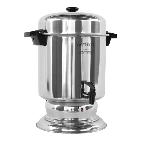 West Bend 13550 Coffee Urn, 55 Cup, Stainless Steel