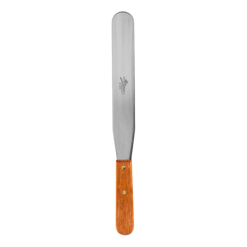 Ateco Straight Spatula, Wood Handle