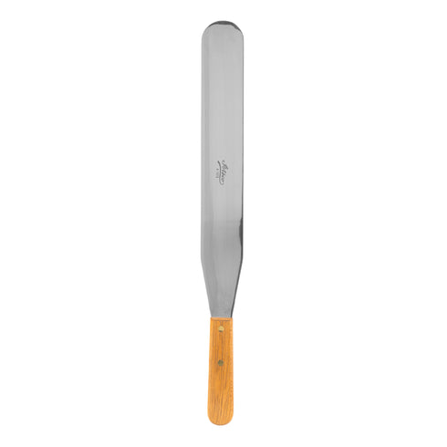 Ateco Straight Spatula, Wood Handle